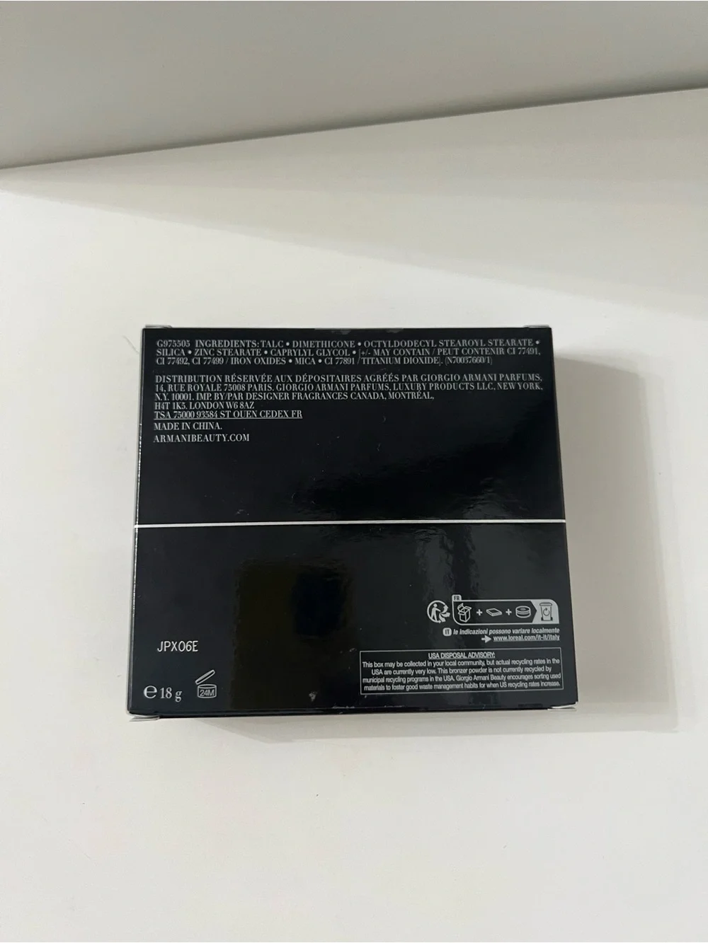 Giorgio Armani Black Luminous Silk Sunlit Creamy Bronzing Powder